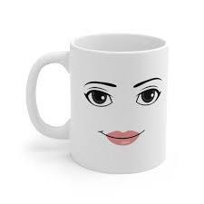 woman face mug